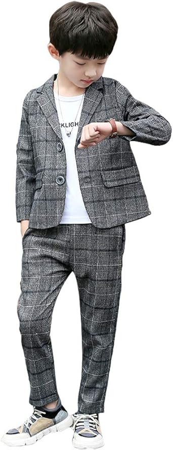 grey blazer wedding outfit