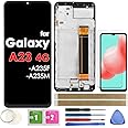 LCD Screen Replacement Touch Display Digitizer Assembly with Frame for Samsung Galaxy A23 4G A235 SM-A235F A235M A235F/DS A235M/DS 6.6"