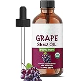 ABBASI & CO Organic Grapeseed Oil 100ml - 100% Pure Cold-Pressed Carrier Oil for Skin, Hair & Aromatherapy, Hydrating & Nourishing, Vegan & Cruelty-Free