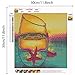 4Pack DIY Diamond Painting Kits for Adults Kids Cup Set, Elekin Painting Cross Stitch Full Drill Diamond Embroidery Arts Craft -12x12 inch for Home Wall Decor Gift
