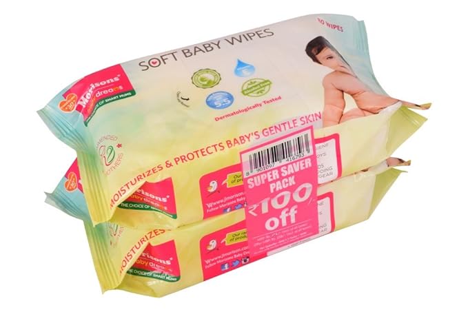 Morisons Baby Dreams Wipes 80s Combo Pack