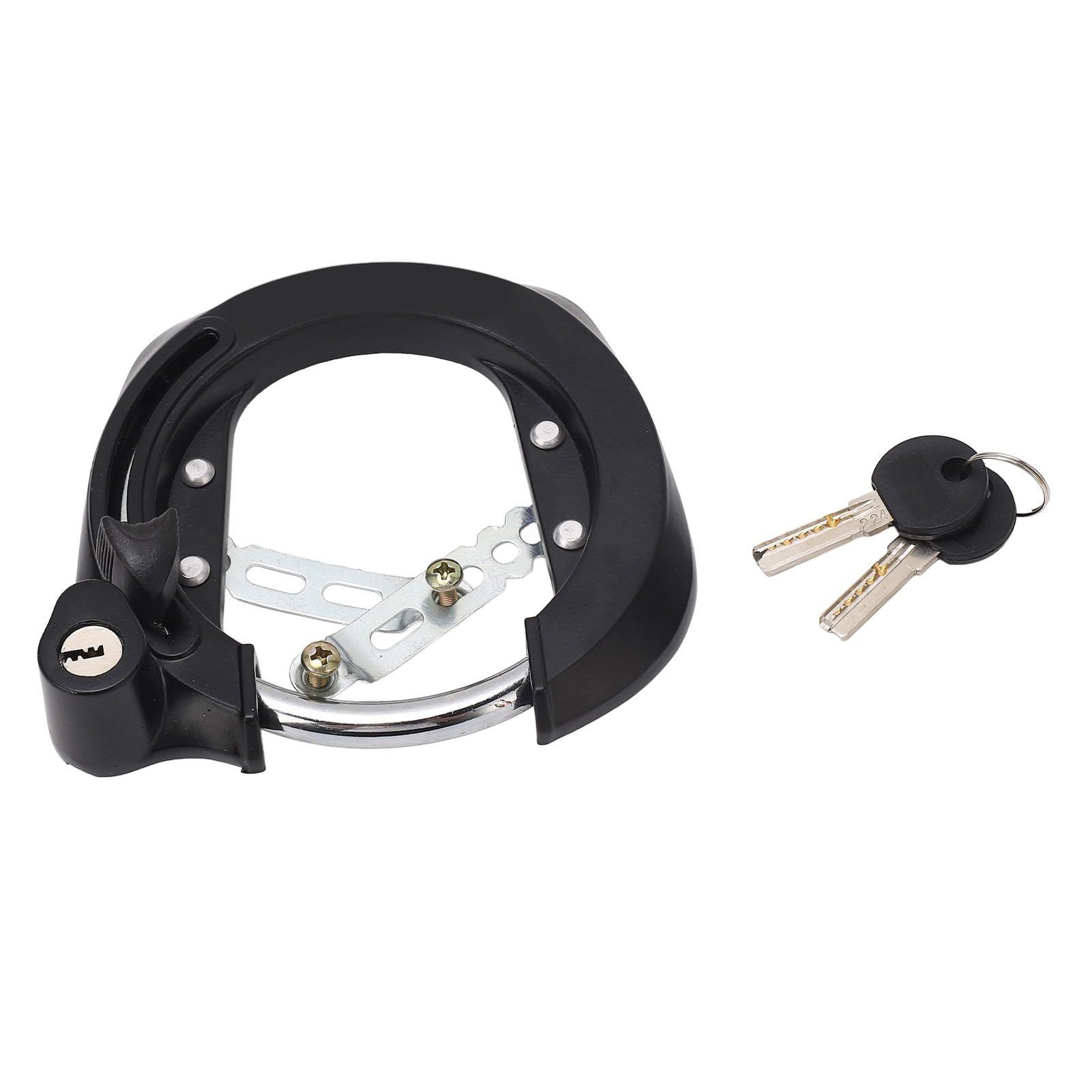 Crab Claw Lock, Horseshoe Lock Alloy with 2 Keys Bike Horseshoe Lock for Mountain Bike Road Bike Folding Bike