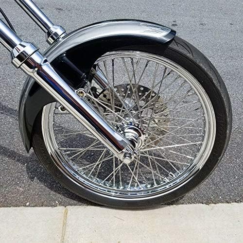 TTX LIGHTING Universal Custom Steel Front Fender 4.3" Wide 21'' Wheel For Harley Davidson Touring Softail Dyna Chopper Bobber