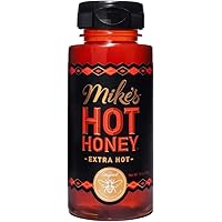 Mike’s Hot Honey-Extra Hot, 10 oz Easy Pour Bottle (1 Pack), Hot Honey with an Extra Kick, Sweetness & Heat, 100% Pure Honey,