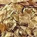 Oksale® 200pcs Colorful Silk Rose Petals Artificial Flower Wedding Favor Bridal Shower Aisle Vase Decor Scaters Confetti (Gold)