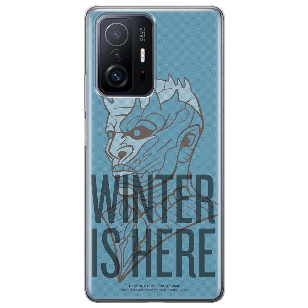 ERT GROUP mobile phone case for Xiaomi 11T 5G / 11T PRO 5G original and officially Licensed Game of Thrones pattern 016 optimally adapted to the shape of the mobile phone, case made of TPU