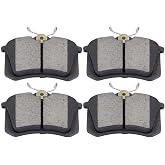 ECCPP 4pcs D1017-7920 Rear Ceramic Brake Pads Kit For Volkswagen For Golf | For Audi For A3,For A6,For A6 Quattro,For TT,For Volkswagen For Beetle,For Golf SportWagen,For GTI,For Jetta,For Passat