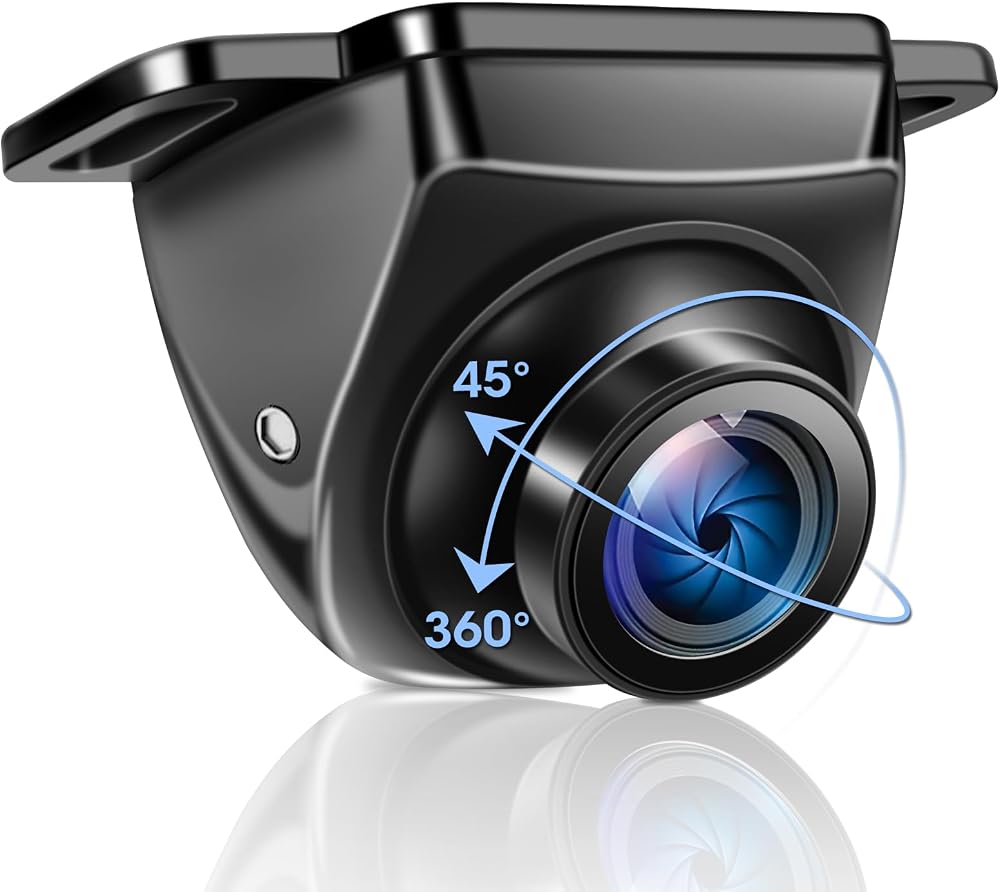 Vtopek AHD 1080P Reversing Camera 360° Rotatable IP69K Night Vision 12-24V