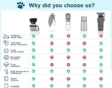 Pecute Dog Water Bottle 350ml Lightweight Portable Water Dispenser Grey view 2