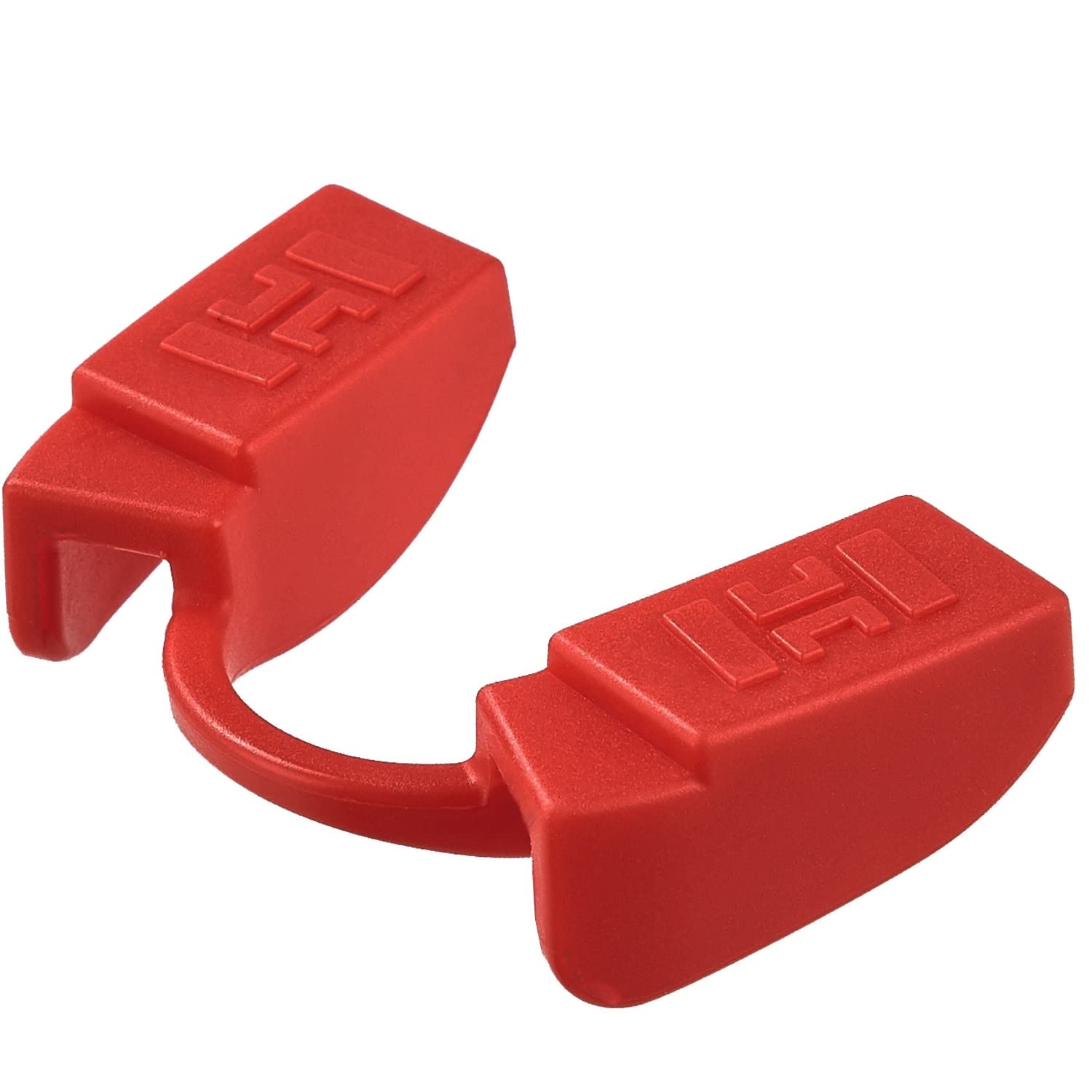 Powerlifting Mouthguard for All Strength Training Sports, Fitness Mouthpiece with Slim Design,Perfect Protective Gear in Gyms (1 Pack RED)