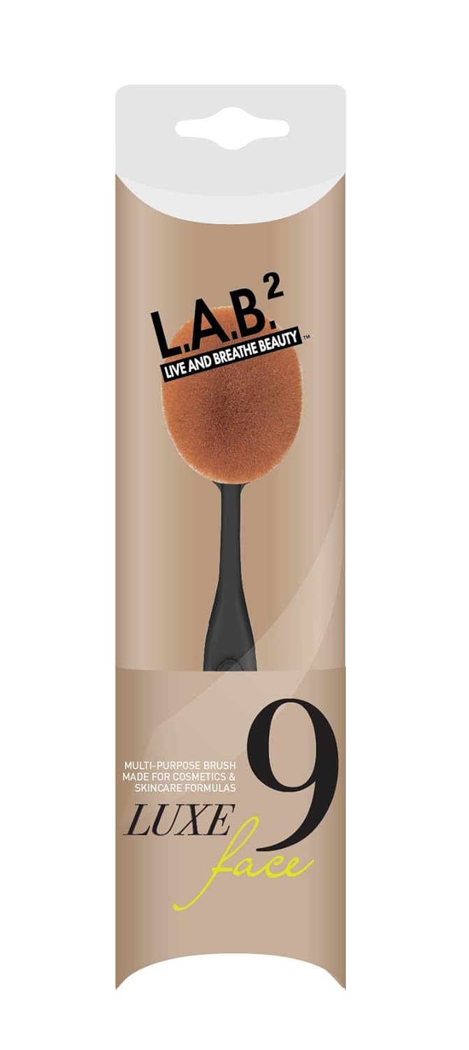 L.A.B.2 Luxe Oval Makeup & Skincare Brush, No. 9 for Face