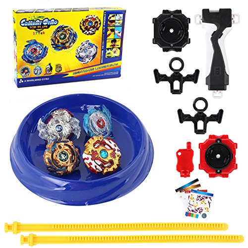 Bey Burst Battling Top God Evolution with 4D String Launcher Grip and Stadium Battle Set