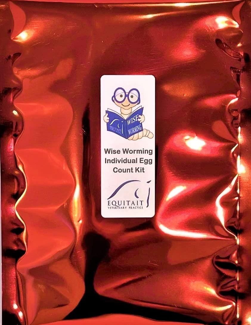 Equitait Wise Worming Individual Faecal Worm Egg Count Kit for Horses and Equines to Assess the Need for Wormer Return Postage Included