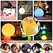 SWEETIME 8 Inch Led Glowing Ball Light, Cordless Kids Night Light, Rechargeable Orb Floating Pool Light with Remote, 16 RGB Colors Changing Teen Girl Room Mood Lamp, Mother's Day Party Decor Light.
