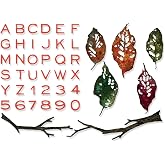 Sizzix Thinlits Die Set, Vault Leaves &amp; Sticks by Tim Holtz, 43 Cutting Dies