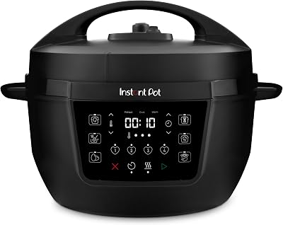 Instant Pot XL 7.1L 7-in-1 Electric Multicooker Black Stainless Pot