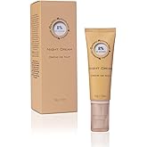 KEDMA 8% - Rich Night Cream with Hyaluronic Acid and Kombucha - Moisturising, Anti-Ageing and Radiant - For All Skin Types - No Parabens, Sulphates and Silicones - 50 g