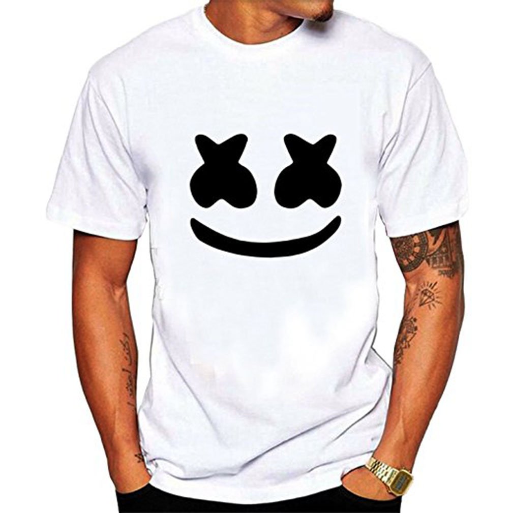 Atypemx Marshmello Face T Shirt 7621 Seknovelty