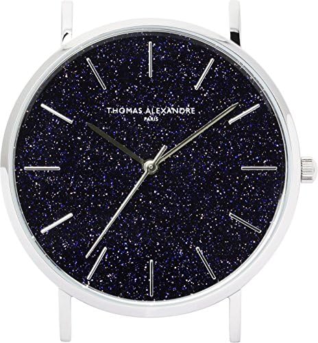 [Thomas Alexandre] Natural Stone Watch Blue Goldstone France Minimal Design Men's/Women's