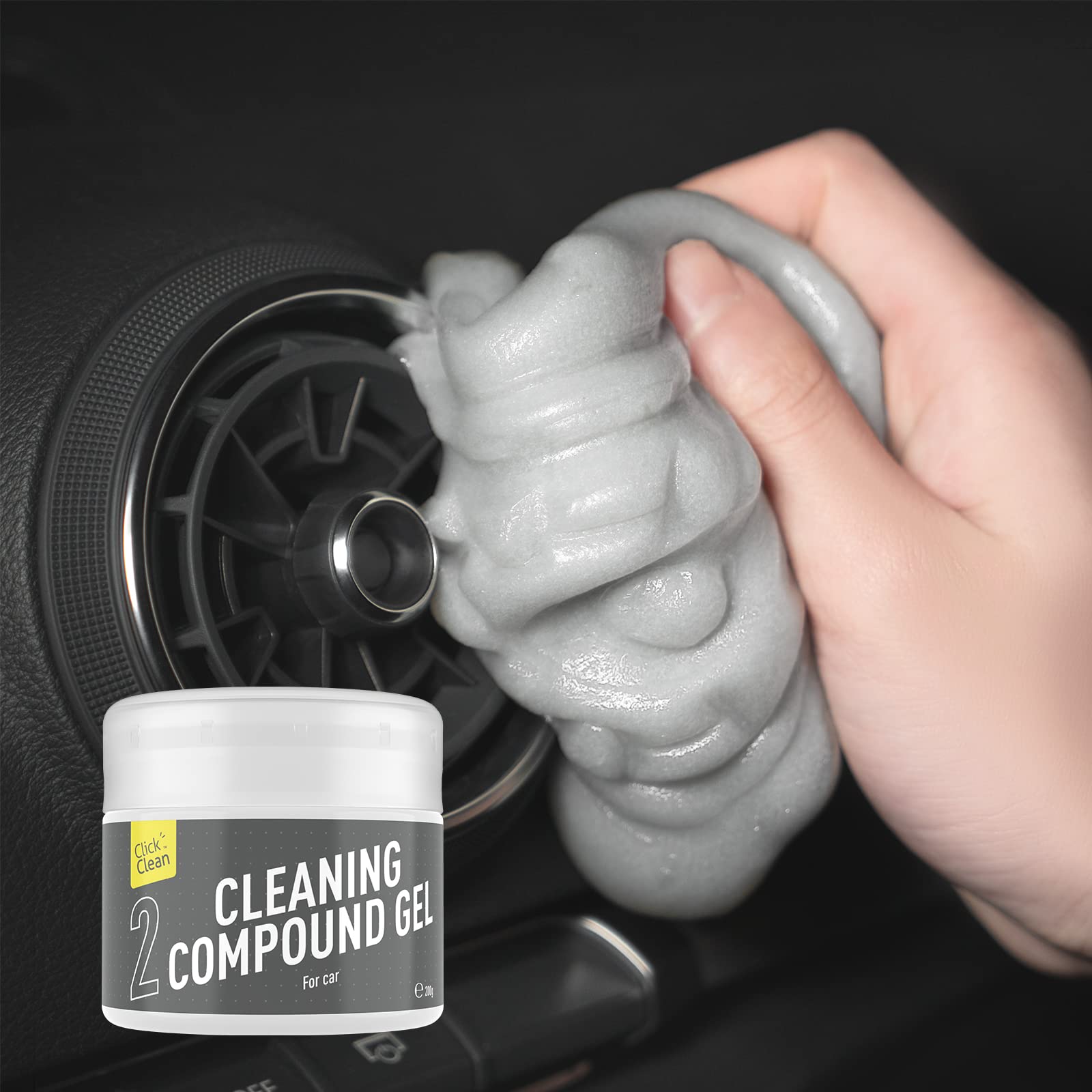 Photo 1 of CLICK CLEAN Cleaning Gel for Car, 7oz Car Detailing Tools, Car Cleaning Putty Gel, Car Interior Cleaner Universal Dust Cleaner for Keyboard, Laptop, Car Air Vents