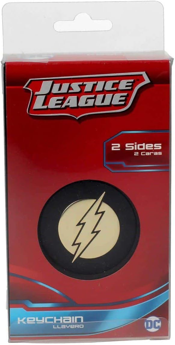Universe DC Metal Flash Logo Keyring - Gold (SD Toys SDTWRN20928) - Image 4