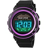 Amazon Com Q Q Smilesolar bar Series Black Dial X Dark Blue Strap Rp06j004y Powered By Solar Watches