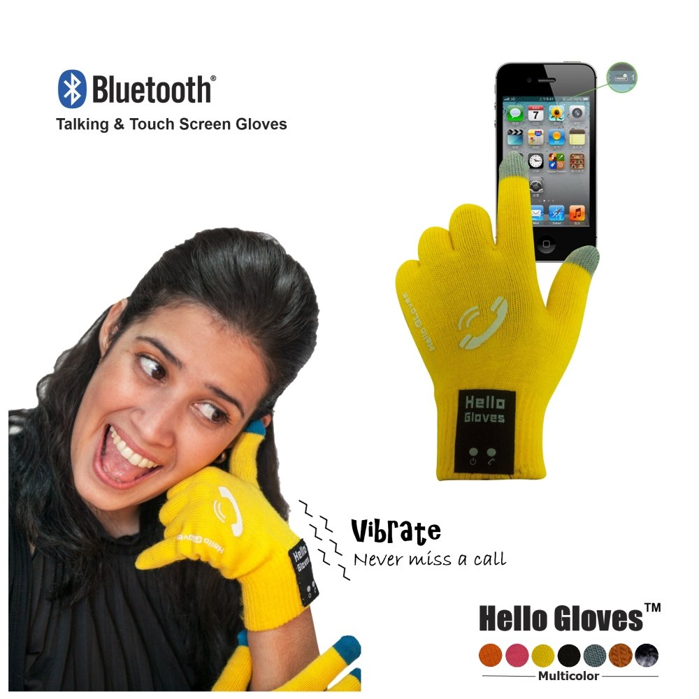 Kompatibler Touchscreen Smartphones Originelles Geschenk Kabellose Handschuhe mit Bluetooth-Verbindung
