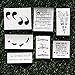 Books & Quotes Temporary Tattoo Pack (Set of 10)
