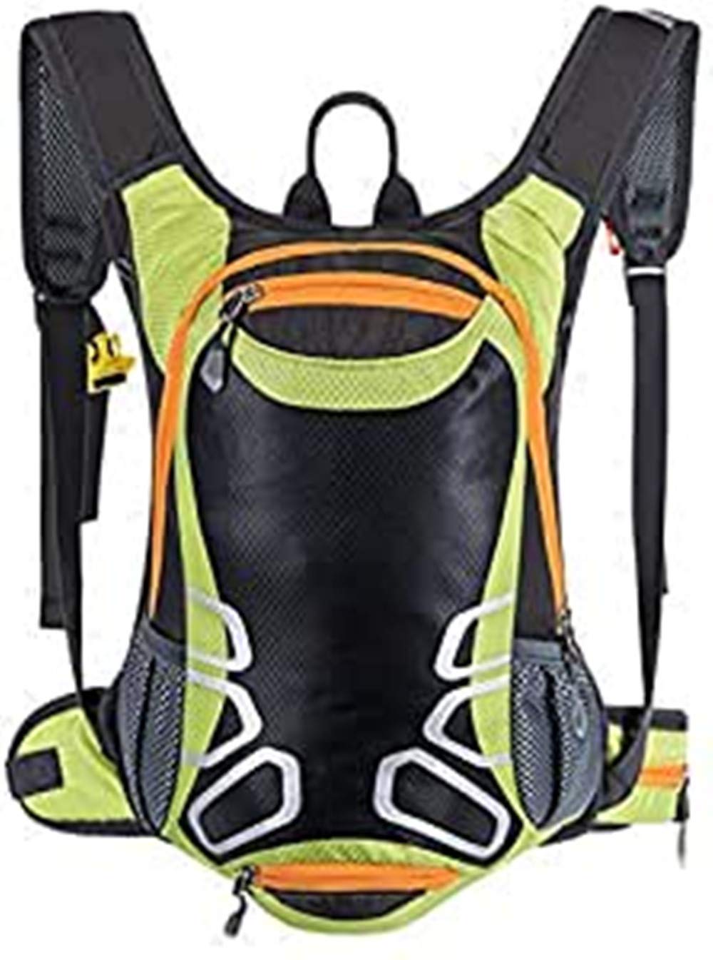 Leisu Bike Backpack Waterproof Cycling Rucksack with Helmet Holder 15L Lightweight Small Compact Daypack Sport Bags for Hiking Camping Mountaineering Skiing Trekking Biking