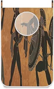 QIYI Cestas de Tela para lavandería Cerámica Negra Mitología Griega