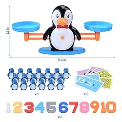 BAKAM Penguin Balance Scale Number Counting Blocks