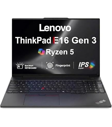 Amazon.com: Lenovo ThinkPad E16 Gen 2 – AMD Ryzen 5 7535U 16