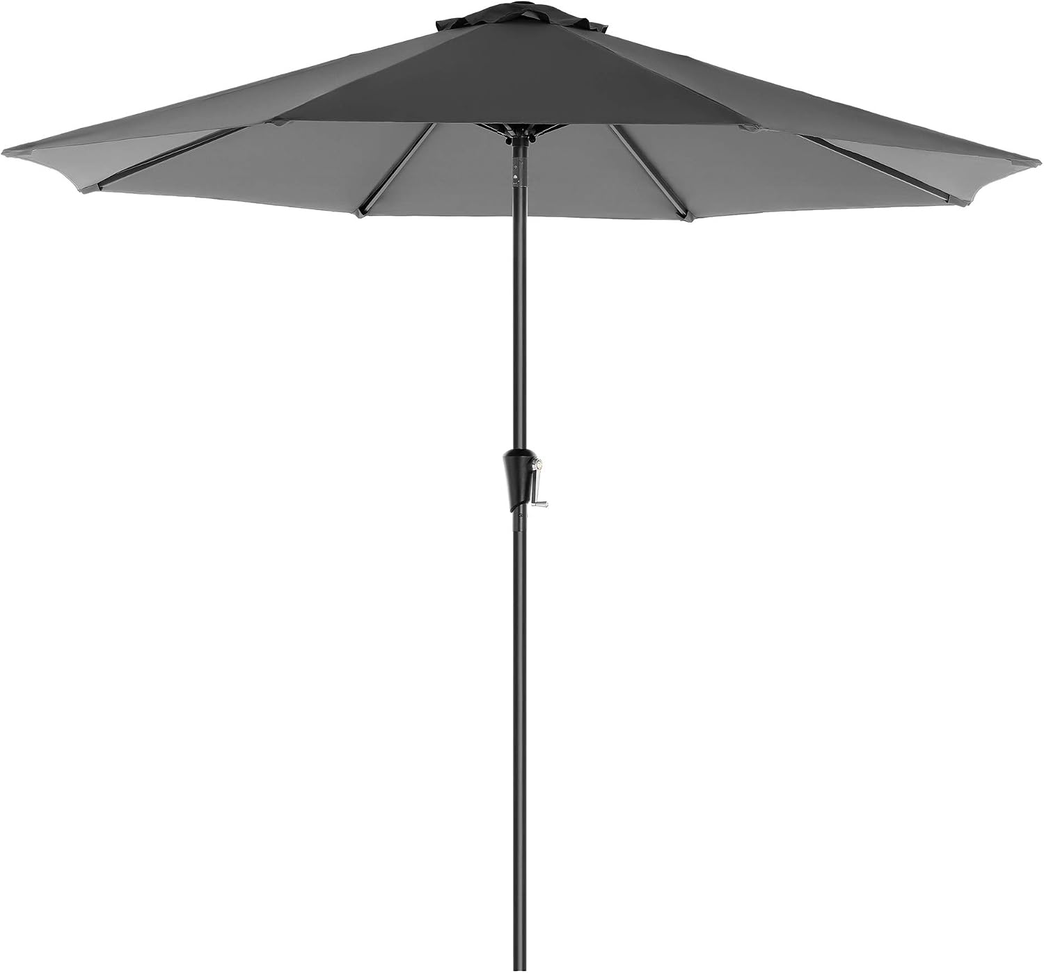 SONGMICS 2.7 m Garden Parasol Umbrella, UPF 50+, Sun Shade, 30° Tilt in 2 Directions