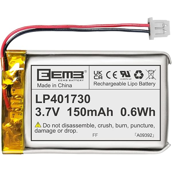 Amazon.com: YDL 3.7V 170mAh 651525 Lipo Battery Rechargeable 