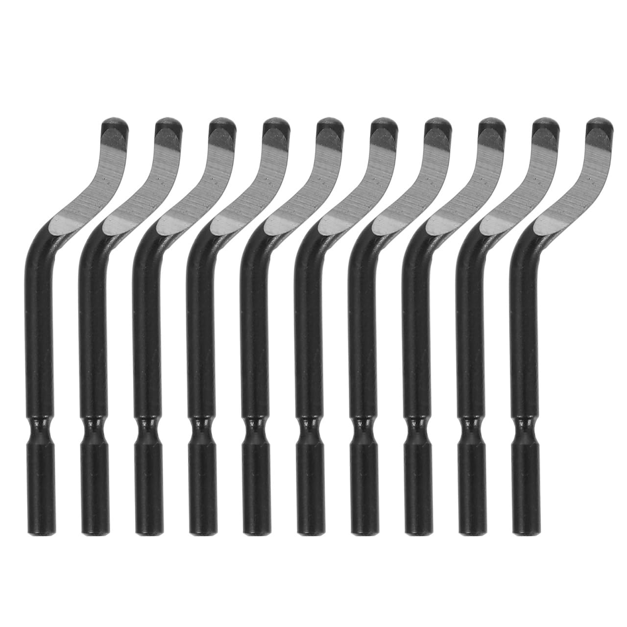 iplusmile Deburring Tools Set: 10 pcs High Speed Steel Rotary Burr Removal BS10 Replacement Burr Reamer Tools for Metal, Resin, PVC Pipes, Plastic, Copper Pipes