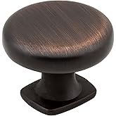 Jeffrey Alexander Belcastel 1 1-3/8" Diameter Mushroom Knob, Brushed Oil Rubbed Bronze