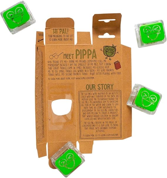 glowing bath time pals