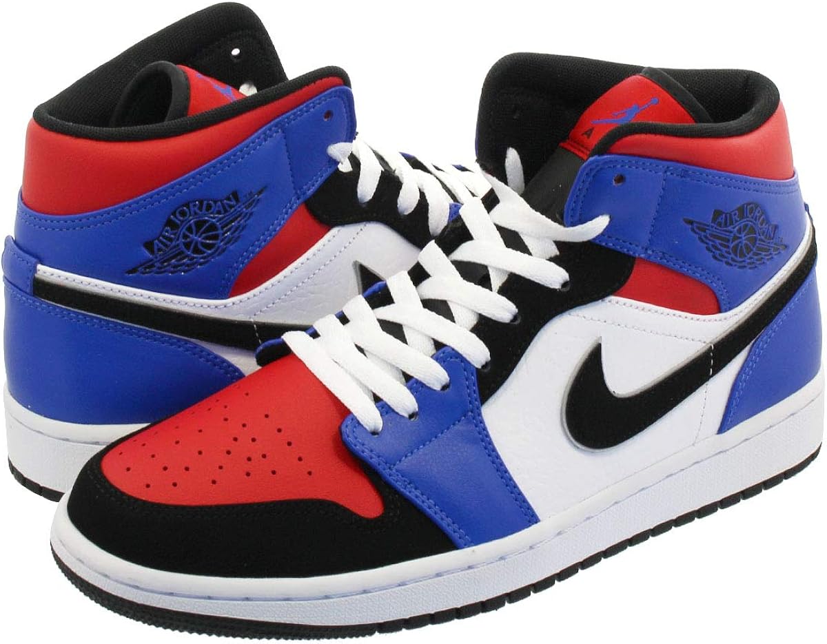 nike air jordan 1 red white black
