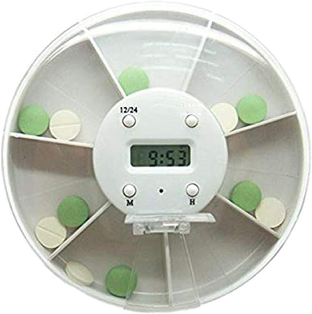 Automatic Electronic Tablet Dispenser with Alarm Indicator, Timer for