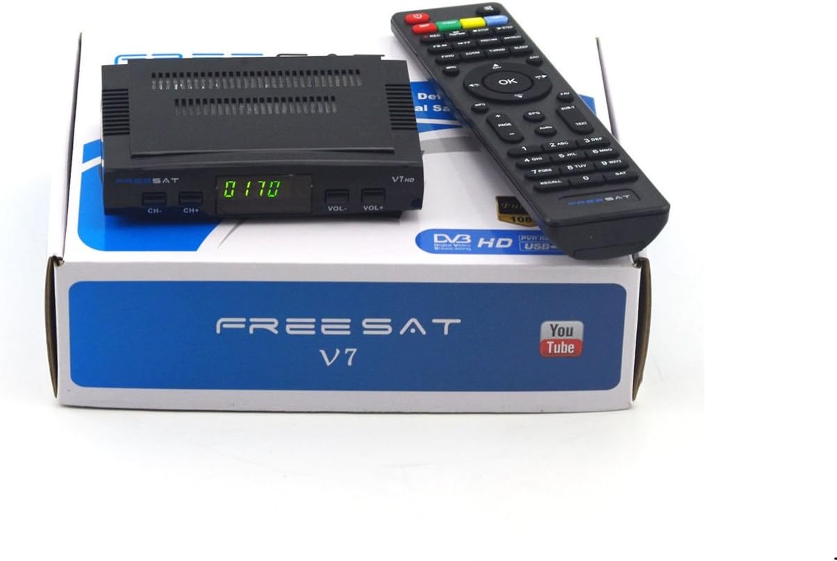new Freesat V7 HD 1080P DVBS2 Digital TV BOX Receiver Usb Wifi Support