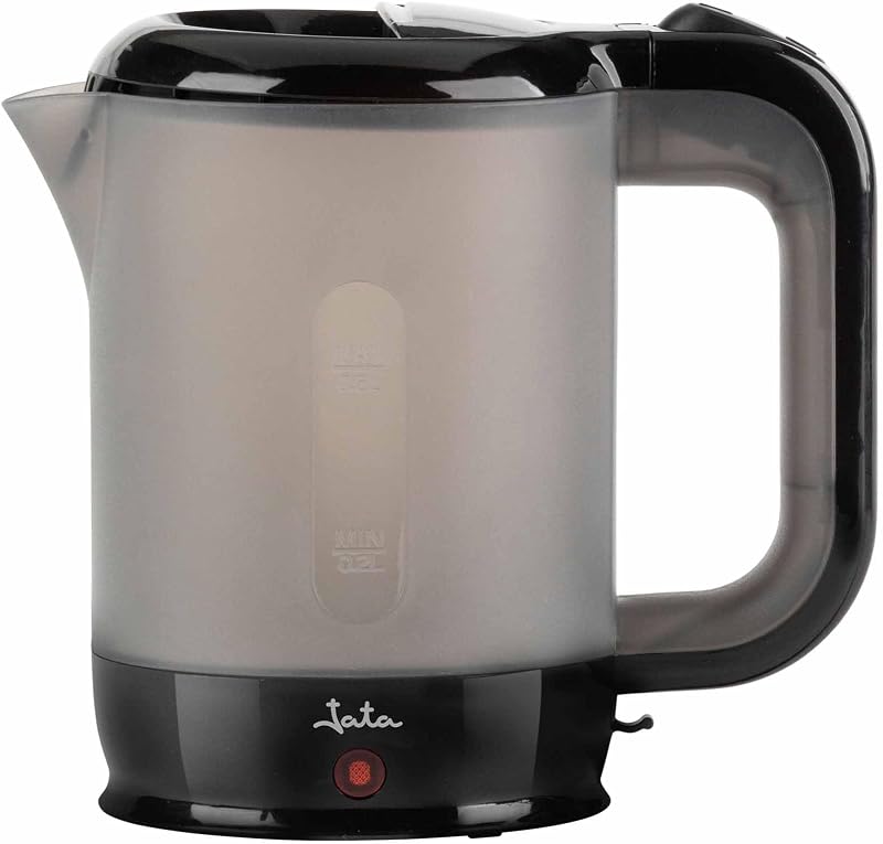 JEHA1240 - Chaleira Elétrica 0,5 L 900W, Chaleira Mini Compacta sem BPA, Desligamento Automático, Proteção contra Fervura Seca, Resistência Oculta, Visualizador de Água