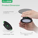ALUSSO 5W LED Downlight 350LM Dimmable 3000K 4000K 6500K IP44 12 Pack view 5
