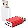 LMUBOY USB to USB-C Adapter,Type-C Female to USB-A Male Adapter Compatible with Apple MagSafe Watch 10/9/8/7/SE/Ultra,Car,iPhone 16 15 14 13 12 Mini Pro Max,iPad,Galaxy,Pixel 7 6 5,CarPlay,Wall Plug