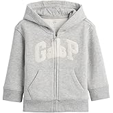 GAP unisex-baby Logo Full Zip Hoodie