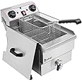 Single Electric 10L Deep Fryer with Drain