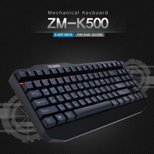 ZALMAN Mechanical Keyboard (Linear type) for Gaming ZM-K500 Tenkeyless