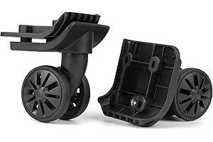 Zoofen Replacement Luggage Wheel Suitcase Repair Spinner Wheels Luggage Accessories（W249B，2pcs）