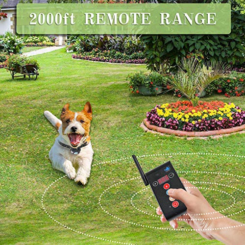 image for OKPET Dog Training Collar [NEW 2019], 2000ft Range Antenna Adjustable 