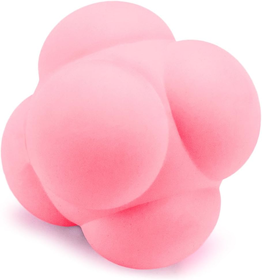 Hi-Bounce Reaction Ball Agility Trainer by Crown Sporting Goods (Pink), 2.75 : Sports & Outdoors