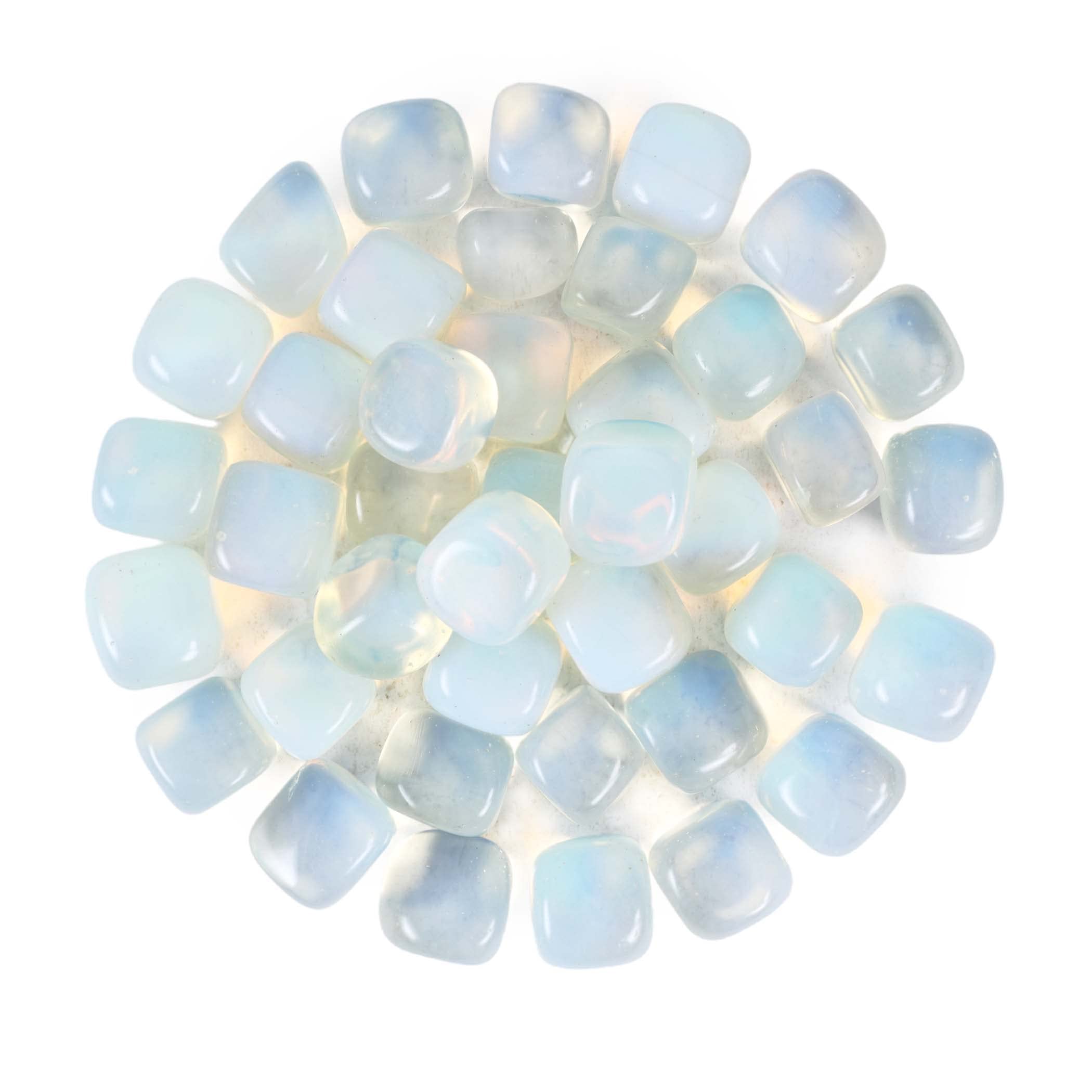 Photo 1 of Opalite Big Gemstones - Tumbled Crystals - Large Crystals - Meditation Accessories - Healing Crystals Set - Decorative Rocks - Stones for Planters - Metaphysical Supplies